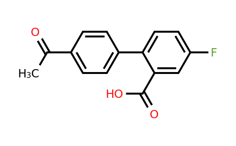 1261938-07-1 | 2-(4-Acetylphenyl)-5-fluorobenzoic acid