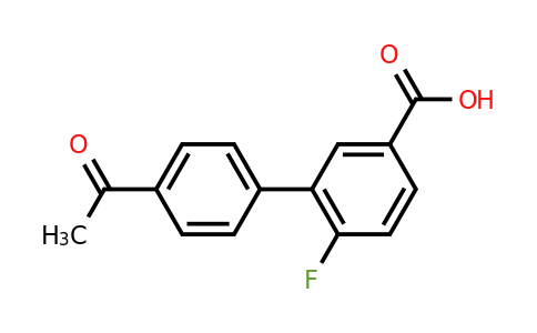 1261938-14-0 | 4'-Acetyl-6-fluoro-[1,1'-biphenyl]-3-carboxylic acid