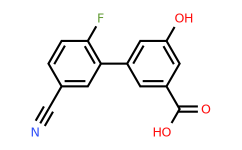 1261938-37-7 | 3-(5-Cyano-2-fluorophenyl)-5-hydroxybenzoic acid
