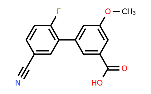 1261938-45-7 | 3-(5-Cyano-2-fluorophenyl)-5-methoxybenzoic acid