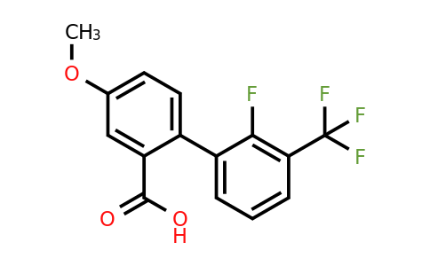1261938-54-8 | 2-(2-Fluoro-3-trifluoromethylphenyl)-5-methoxybenzoic acid