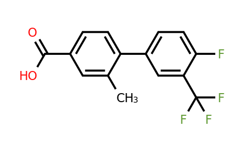 1261938-88-8 | 4-(4-Fluoro-3-trifluoromethylphenyl)-3-methylbenzoic acid