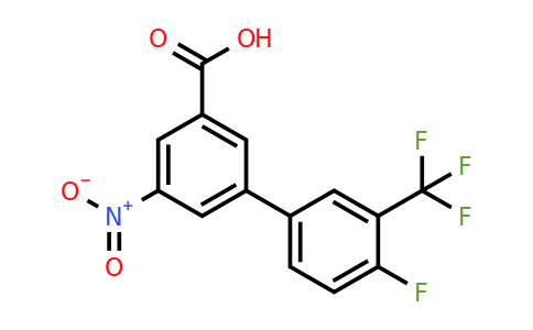 1261939-14-3 | 3-(4-Fluoro-3-trifluoromethylphenyl)-5-nitrobenzoic acid