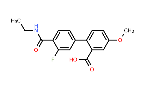 1261939-38-1 | 2-[4-(Ethylcarbamoyl)-3-fluorophenyl]-5-methoxybenzoic acid
