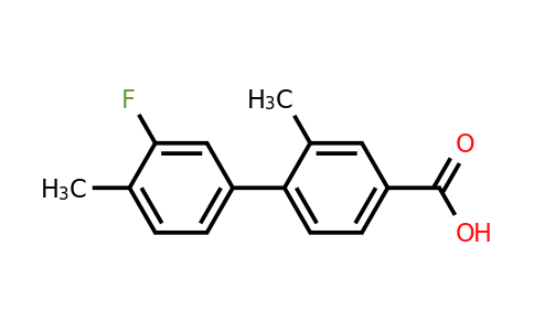 1261939-39-2 | 3'-Fluoro-2,4'-dimethyl-[1,1'-biphenyl]-4-carboxylic acid
