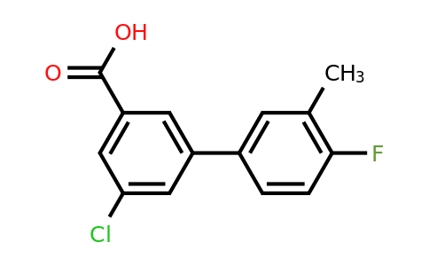 1261939-46-1 | 5-Chloro-3-(4-fluoro-3-methylphenyl)benzoic acid