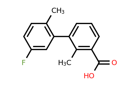 1261939-56-3 | 3-(5-Fluoro-2-methylphenyl)-2-methylbenzoic acid