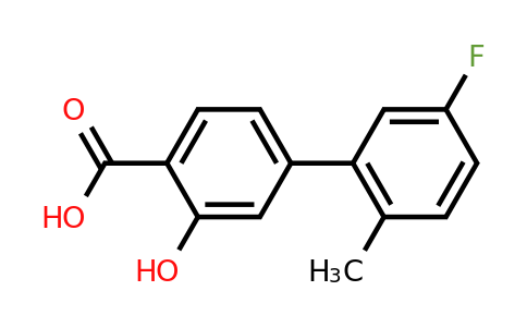 1261939-61-0 | 4-(5-Fluoro-2-methylphenyl)-2-hydroxybenzoic acid