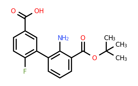 1261940-07-1 | 3-(3-BOC-Aminophenyl)-4-fluorobenzoic acid