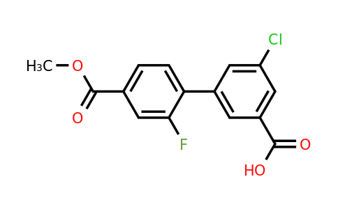 1261940-16-2 | 5-Chloro-3-(2-fluoro-4-methoxycarbonylphenyl)benzoic acid
