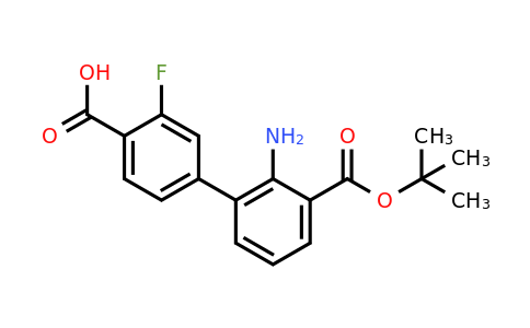 1261940-23-1 | 4-(3-BOC-Aminophenyl)-2-fluorobenzoic acid
