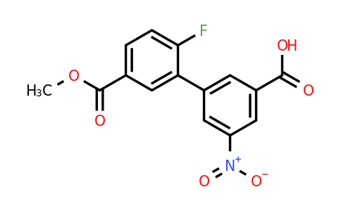 1261940-37-7 | 3-(2-Fluoro-5-methoxycarbonylphenyl)-5-nitrobenzoic acid