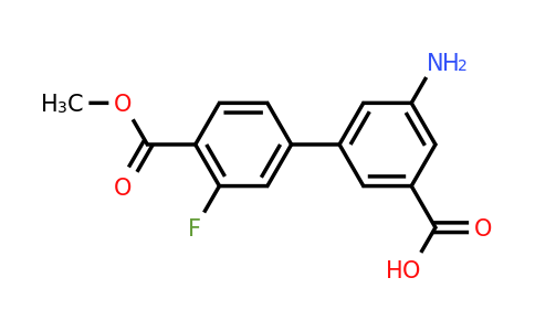 1261940-44-6 | 3-Amino-5-(3-fluoro-4-methoxycarbonylphenyl)benzoic acid