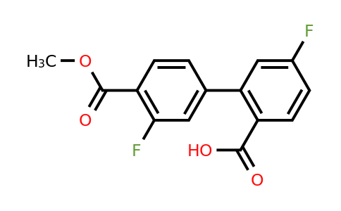 1261940-48-0 | 4-Fluoro-2-(3-fluoro-4-methoxycarbonylphenyl)benzoic acid