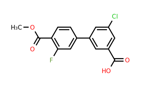 1261940-62-8 | 5-Chloro-3-(3-fluoro-4-methoxycarbonylphenyl)benzoic acid