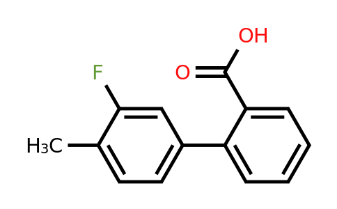1261940-97-9 | 3'-Fluoro-4'-methyl-[1,1'-biphenyl]-2-carboxylic acid