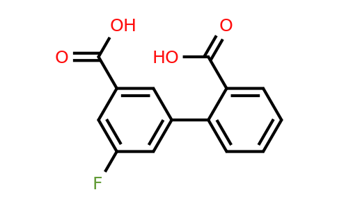 1261941-40-5 | 2-(3-Carboxy-5-fluorophenyl)benzoic acid