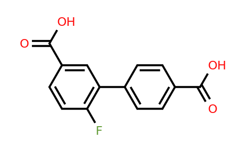 1261941-47-2 | 6-Fluoro-[1,1'-biphenyl]-3,4'-dicarboxylic acid