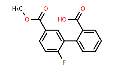 1261941-52-9 | 2-(2-Fluoro-5-methoxycarbonylphenyl)benzoic acid
