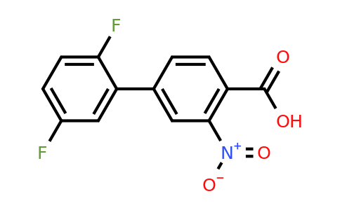 1261942-48-6 | 4-(2,5-Difluorophenyl)-2-nitrobenzoic acid