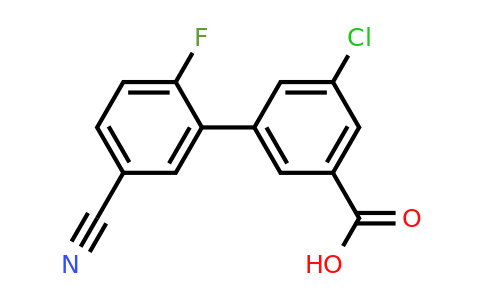 1261943-02-5 | 5-Chloro-3-(5-cyano-2-fluorophenyl)benzoic acid
