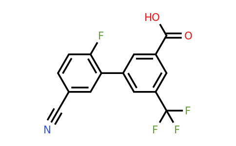 1261943-08-1 | 3-(5-Cyano-2-fluorophenyl)-5-trifluoromethylbenzoic acid