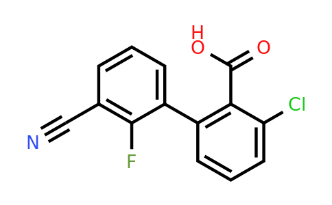 1261943-33-2 | 6-Chloro-2-(3-cyano-2-fluorophenyl)benzoic acid