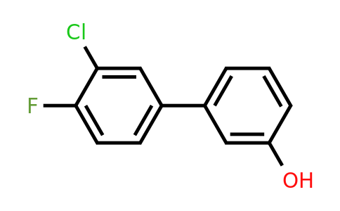 1261943-34-3 | 3'-Chloro-4'-fluoro-[1,1'-biphenyl]-3-ol