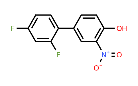 1261945-67-8 | 4-(2,4-Difluorophenyl)-2-nitrophenol