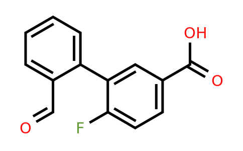 1261945-75-8 | 4-Fluoro-3-(2-formylphenyl)benzoic acid