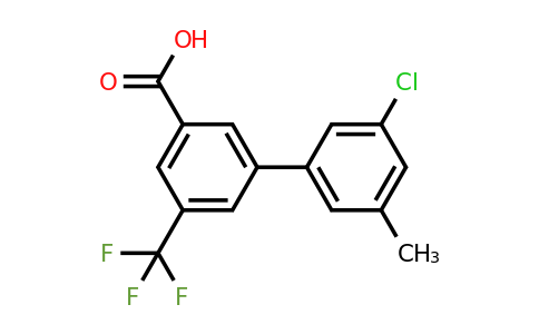 1261945-88-3 | 3-(3-Chloro-5-methylphenyl)-5-trifluoromethylbenzoic acid