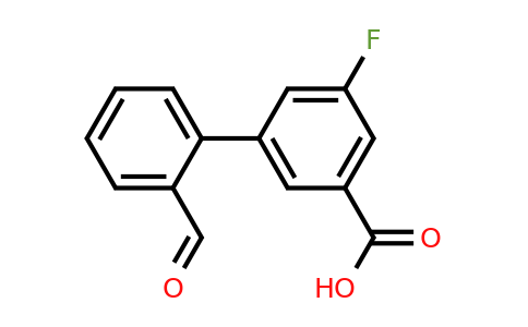 1261945-89-4 | 5-Fluoro-3-(2-formylphenyl)benzoic acid