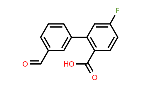 1261946-05-7 | 4-Fluoro-2-(3-formylphenyl)benzoic acid