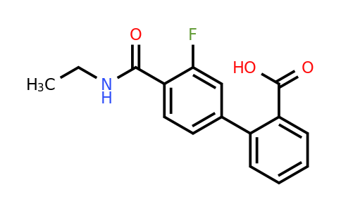 1261946-32-0 | 2-[4-(Ethylcarbamoyl)-3-fluorophenyl]benzoic acid