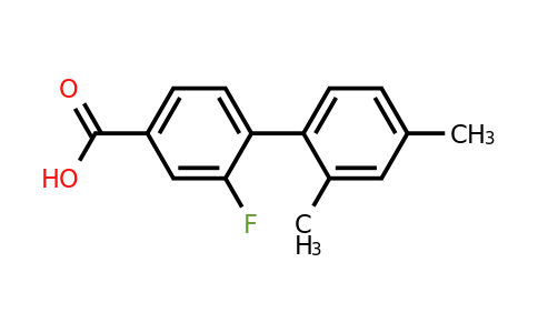 1261947-29-8 | 4-(2,4-Dimethylphenyl)-3-fluorobenzoic acid