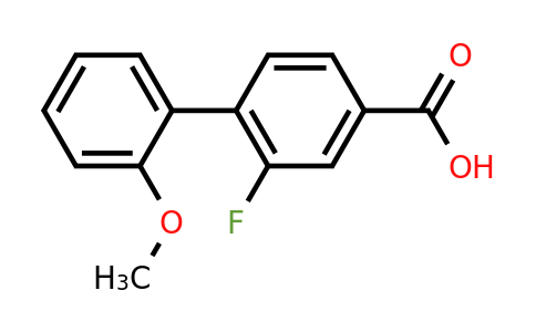 1261948-20-2 | 3-Fluoro-4-(2-methoxyphenyl)benzoic acid