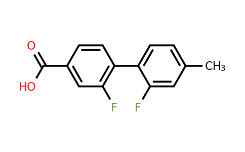1261948-54-2 | 3-Fluoro-4-(2-fluoro-4-methylphenyl)benzoic acid