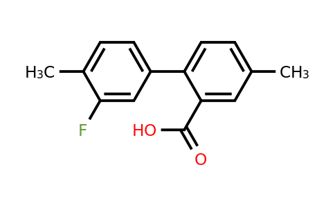1261949-13-6 | 2-(3-Fluoro-4-methylphenyl)-5-methylbenzoic acid