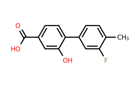 1261949-16-9 | 4-(3-Fluoro-4-methylphenyl)-3-hydroxybenzoic acid