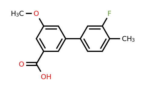 1261949-22-7 | 3-(3-Fluoro-4-methylphenyl)-5-methoxybenzoic acid