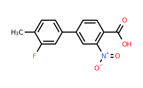 1261949-31-8 | 4-(3-Fluoro-4-methylphenyl)-2-nitrobenzoic acid