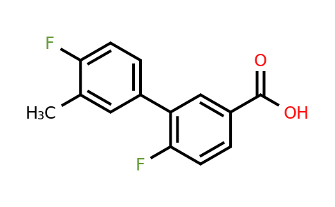 1261949-48-7 | 4',6-Difluoro-3'-methyl-[1,1'-biphenyl]-3-carboxylic acid