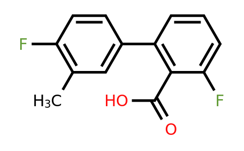 1261949-54-5 | 6-Fluoro-2-(4-fluoro-3-methylphenyl)benzoic acid