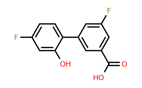 1261949-60-3 | 5-Fluoro-3-(4-fluoro-2-hydroxyphenyl)benzoic acid