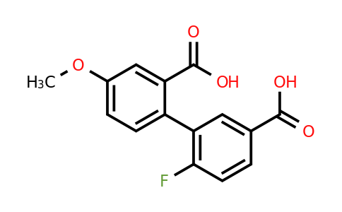 1261949-74-9 | 2-(5-Carboxy-2-fluorophenyl)-5-methoxybenzoic acid