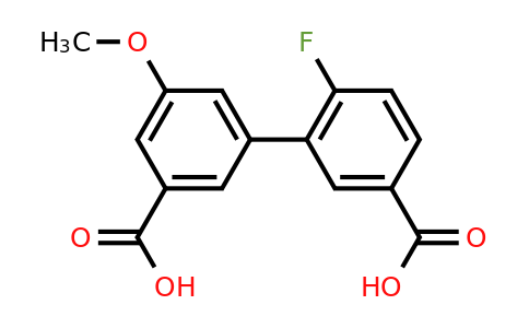 1261949-79-4 | 3-(5-Carboxy-2-fluorophenyl)-5-methoxybenzoic acid