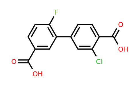 1261949-85-2 | 4-(5-Carboxy-2-fluorophenyl)-2-chlorobenzoic acid