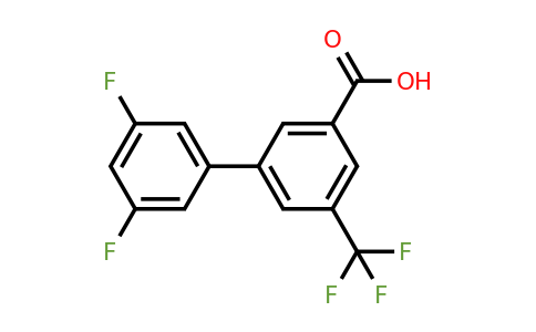 1261950-34-8 | 3',5'-Difluoro-5-(trifluoromethyl)-[1,1'-biphenyl]-3-carboxylic acid