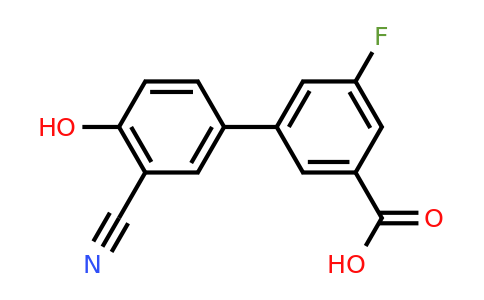 1261950-83-7 | 4-(3-Carboxy-5-fluorophenyl)-2-cyanophenol