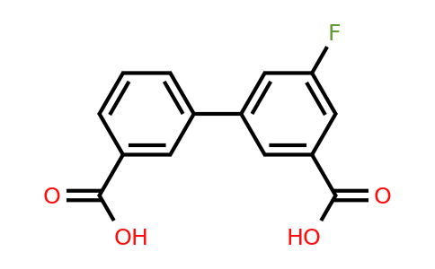 1261951-36-3 | 3-(3-Carboxy-5-fluorophenyl)benzoic acid